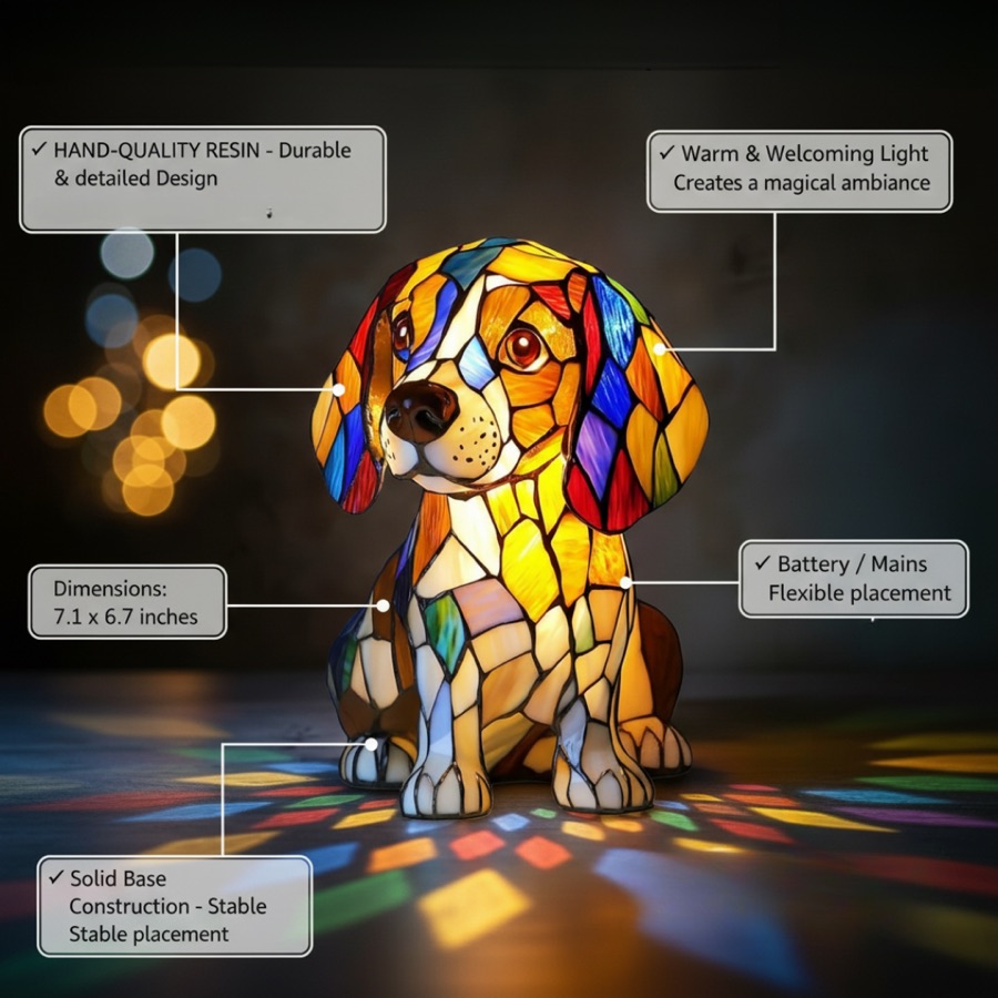 Essência Beagle – Luminária Artística
