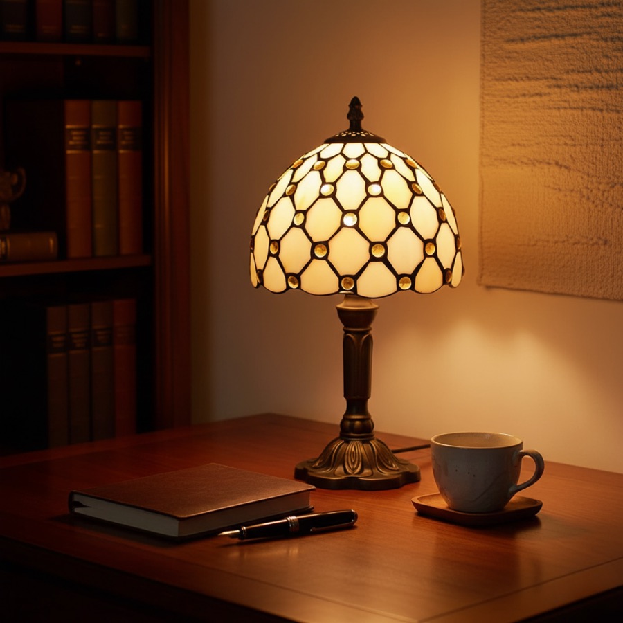 Luminária de Mesa Barroca Vintage de Luxo